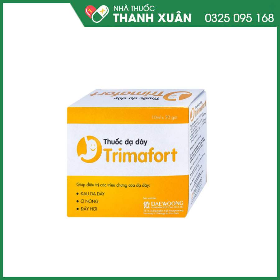 Trimafort thuốc điều trị đau dạ dày, ợ nóng, đầy hơi