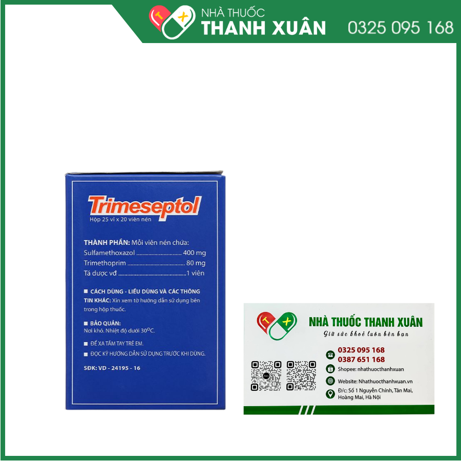 Trimeseptol trị nhiễm khuẩn đường tiết niệu