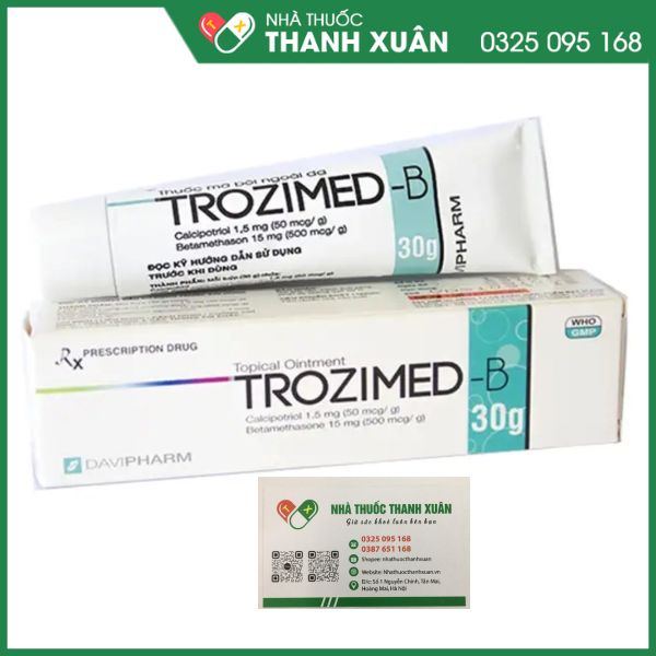 Trozimed-B thuốc điều trị bệnh vảy nến