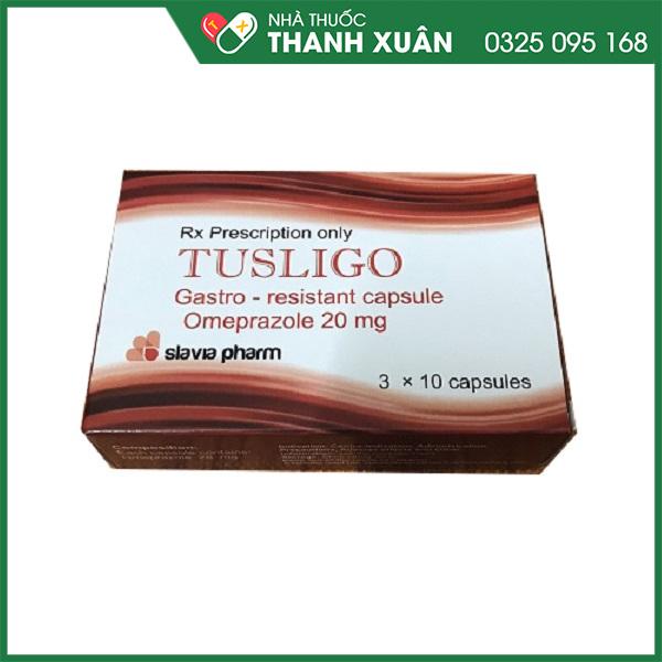 Tusligo điều trị loét dạ dày tá tràng, trào ngược