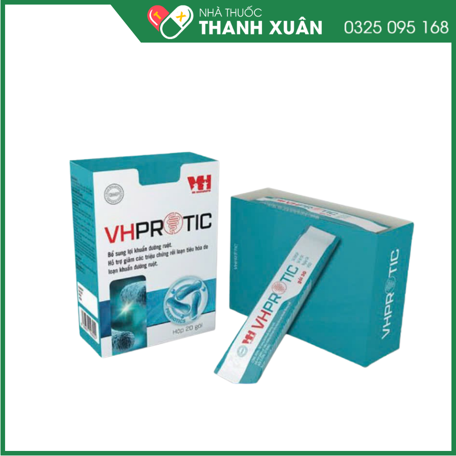 Men Vhprotic bổ sung lợi khuẩn đường ruột