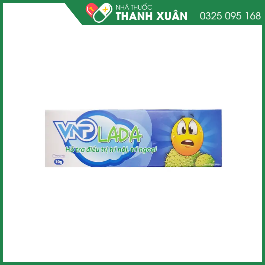 Kem bôi trĩ VNP Lada phòng ngừa và hỗ trợ điều trị bệnh trĩ nội, trĩ ngoại