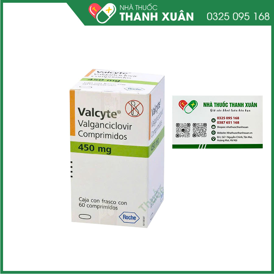Valcyte điều trị viêm võng mạc ở người suy giảm miễn dịch hoặc bệnh do virus cự bào ở bệnh nhân ghép tạng