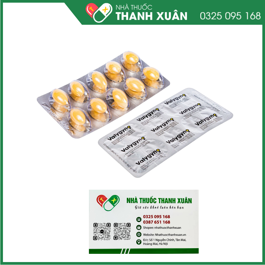 Viên đặt phụ khoa Valygyno điều trị viêm nhiễm âm đạo