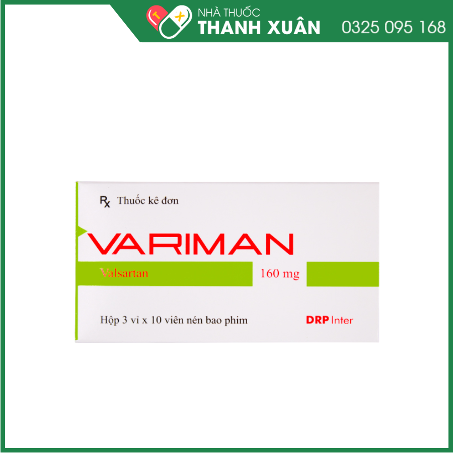 Variman điều trị tăng huyết áp, suy tim