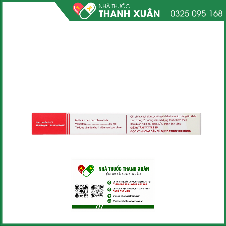 Vasebos 80 điều trị tăng huyết áp, suy tim