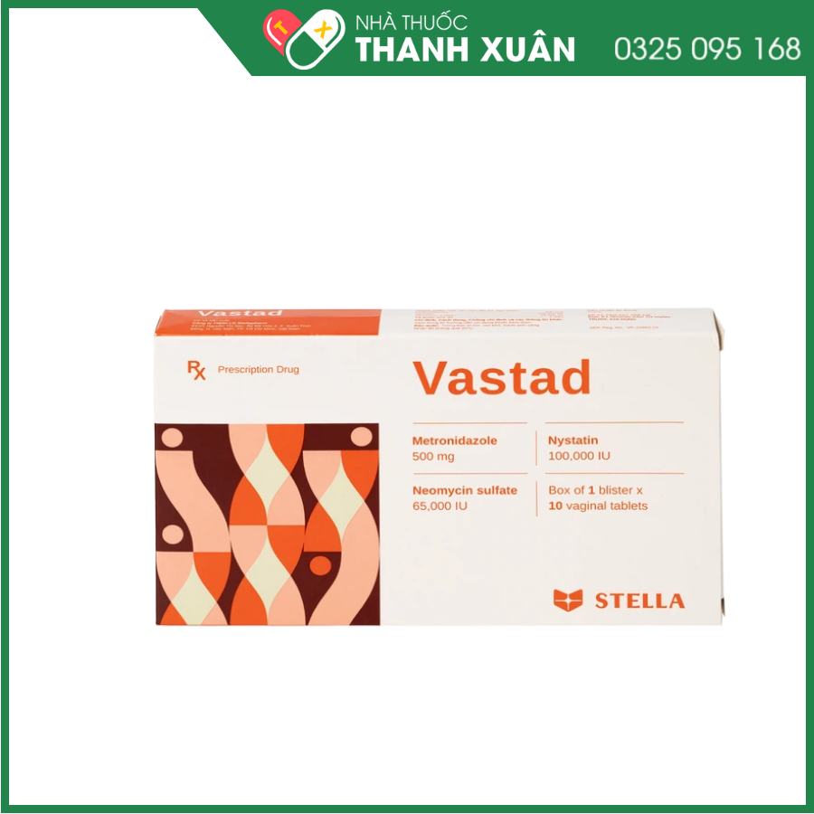 Vastad thuốc đặt phụ khoa