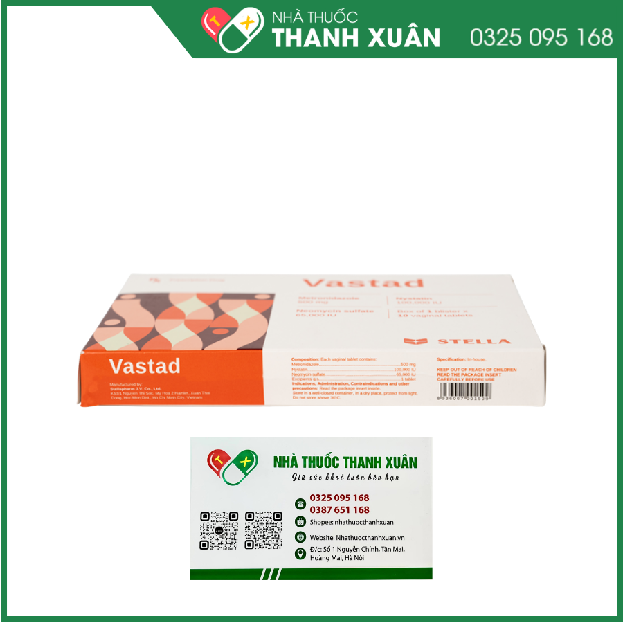 Vastad thuốc đặt phụ khoa