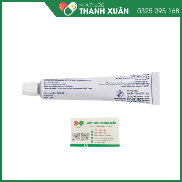 Thuốc mỡ bôi da Vataxon 15g điều trị ngắn ngày các bệnh về da