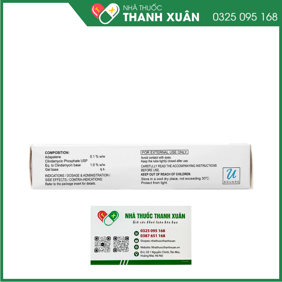 Vertucid Gel bôi trị mụn trứng cá