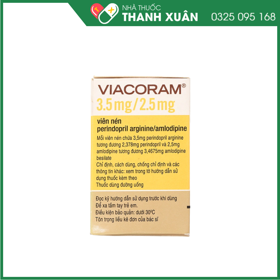 Thuốc Viacoram 3,5 mg/2,5 mg