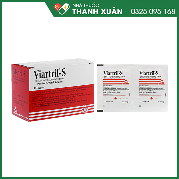 Thuốc Viartril-S giảm triệu chứng viêm khớp