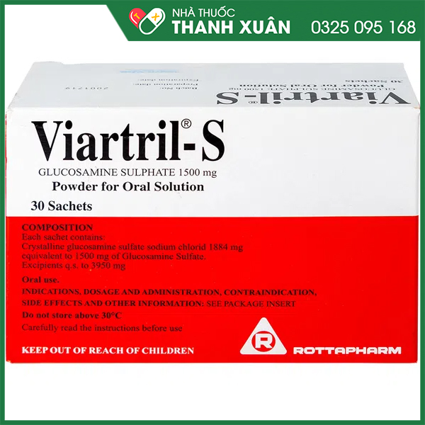 Thuốc Viartril-S giảm triệu chứng viêm khớp