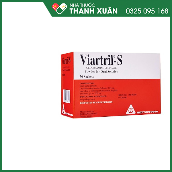 Thuốc Viartril-S giảm triệu chứng viêm khớp