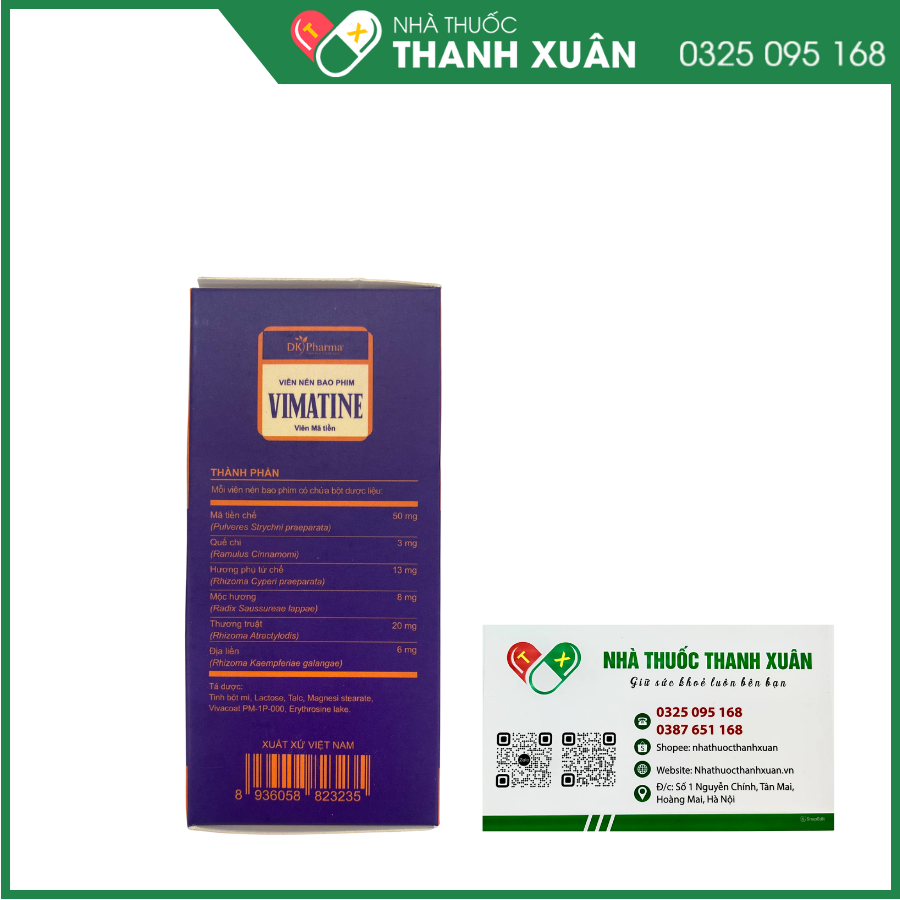 Vimatine chữa các chứng tê thấp, đau nhức, sưng khớp