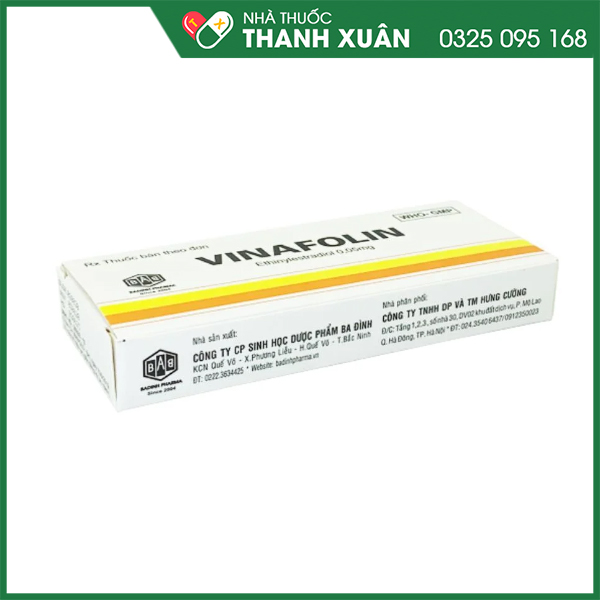 Thuốc Vinafolin điều trị nội tiết tố nữ