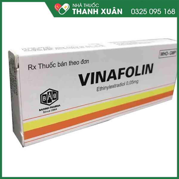 Thuốc Vinafolin điều trị nội tiết tố nữ