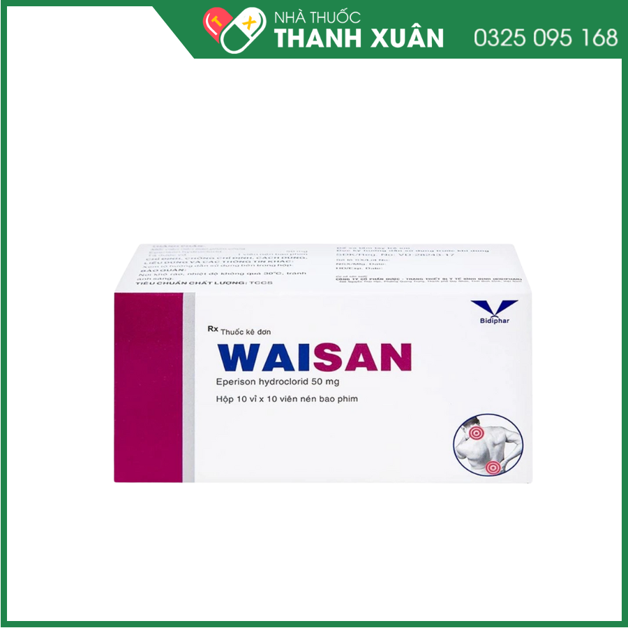 Waisan cải thiện triệu chứng tăng trương lực cơ