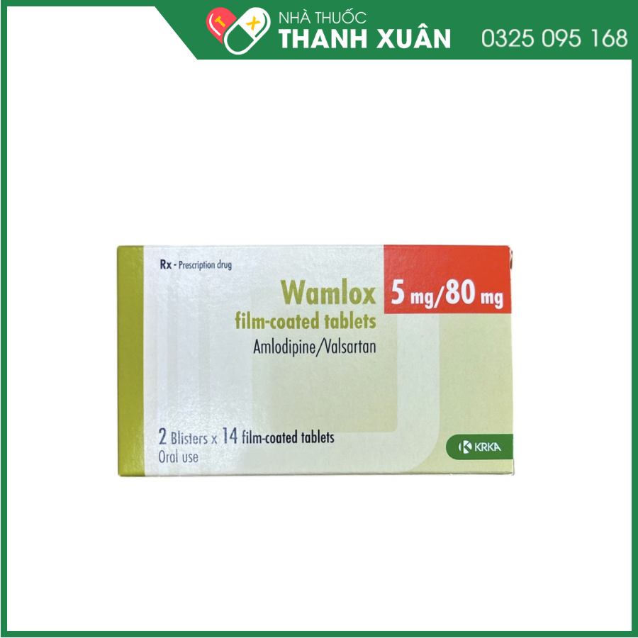 Wamlox 5mg/80mg trị tăng huyết áp vô căn
