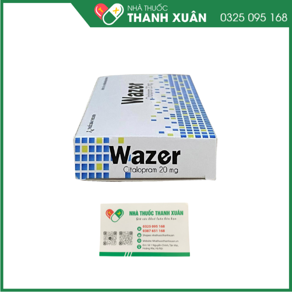 Thuốc Wazer Davipharm điều trị trầm cảm, rối loạn hoảng sợ