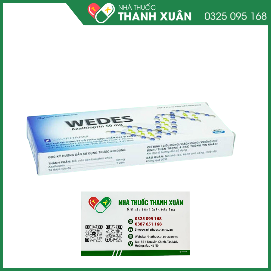 Thuốc Wedes ức chế miễn dịch, chống thải ghép