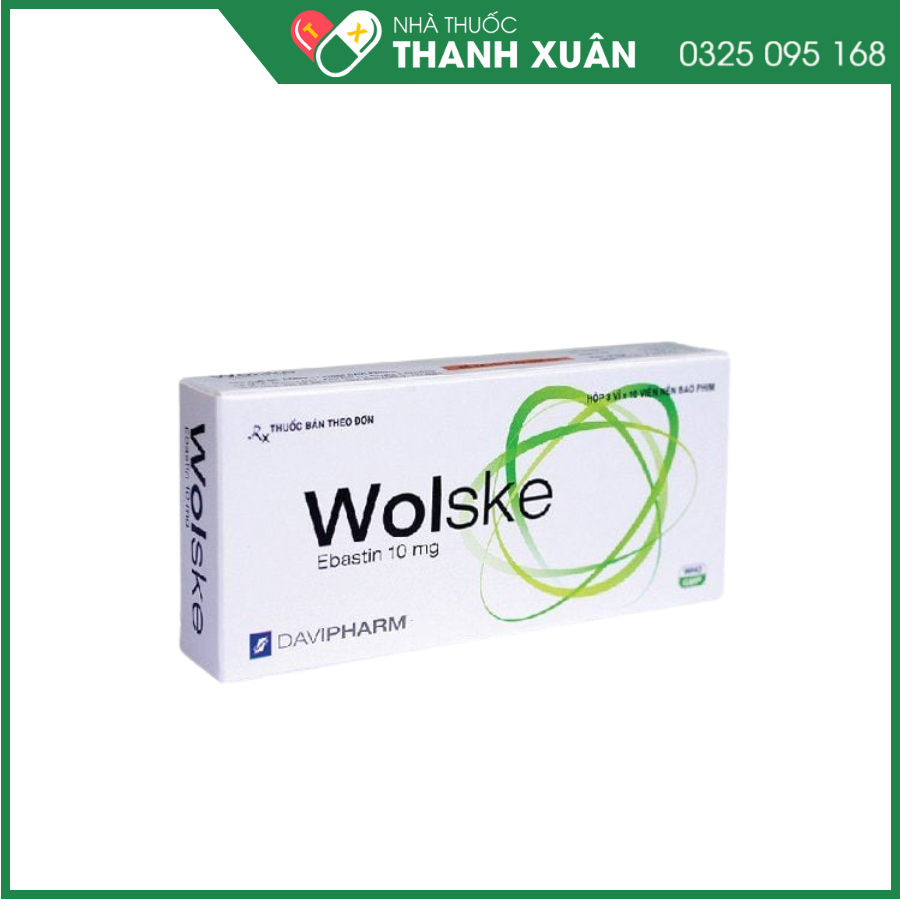 Wolske điều trị viêm mũi, nổi mề đay