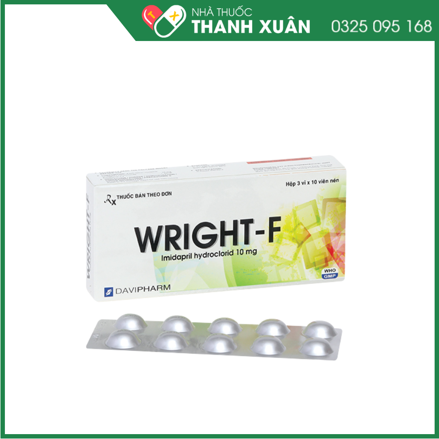 Wright-F điều trị tăng huyết áp vô căn ở người lớn