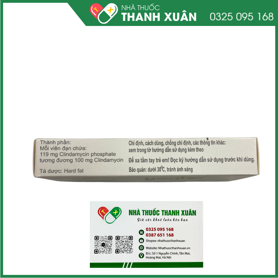 Yenlip điều trị viêm âm đạo do vi khuẩn