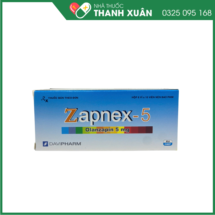 Thuốc Zapnex trị tâm thần phân liệt, rối loạn lưỡng cực