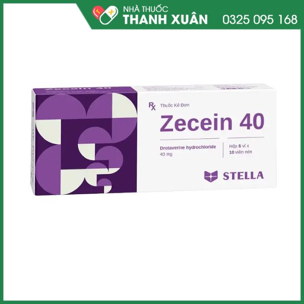 Zecein thuốc chống co thắt cơ