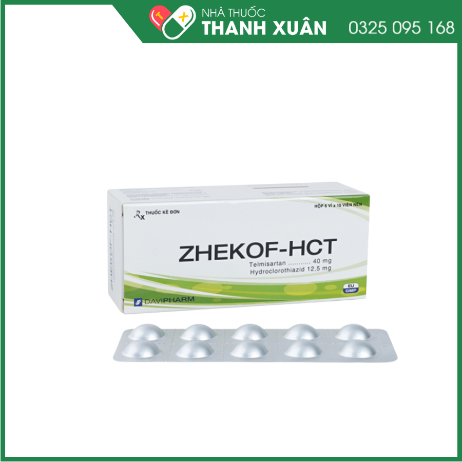 Zhekof-HCT điều trị tăng huyết áp