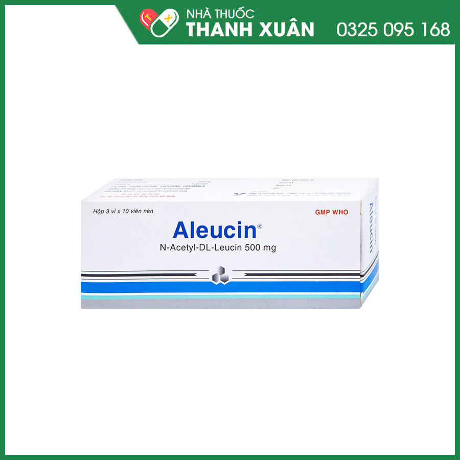 Aleucin 500mg thuốc điều trị chóng mặt, tiền đình