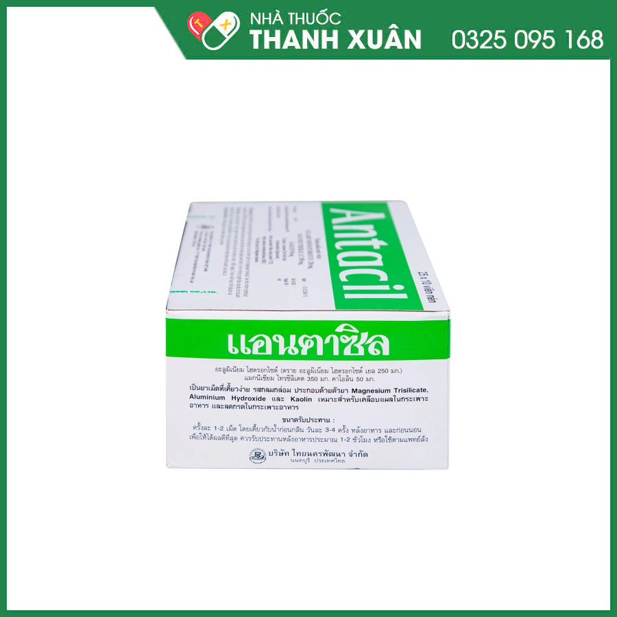 Antacil điều trị viêm loét dạ dày, tá tràng