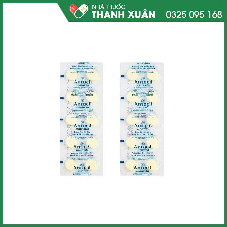 Antacil điều trị viêm loét dạ dày, tá tràng