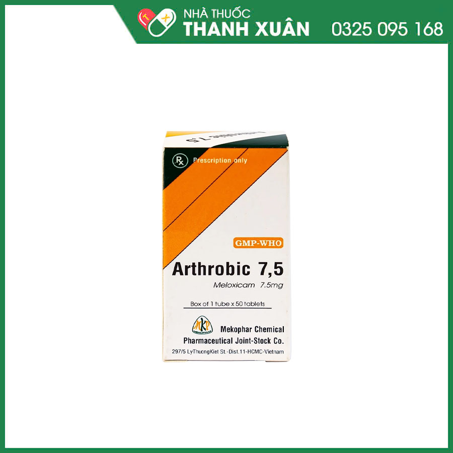 Arthrobic 7.5 thuốc chống viêm giảm đau trong viêm khớp dạng thấp, thoái hóa khớp
