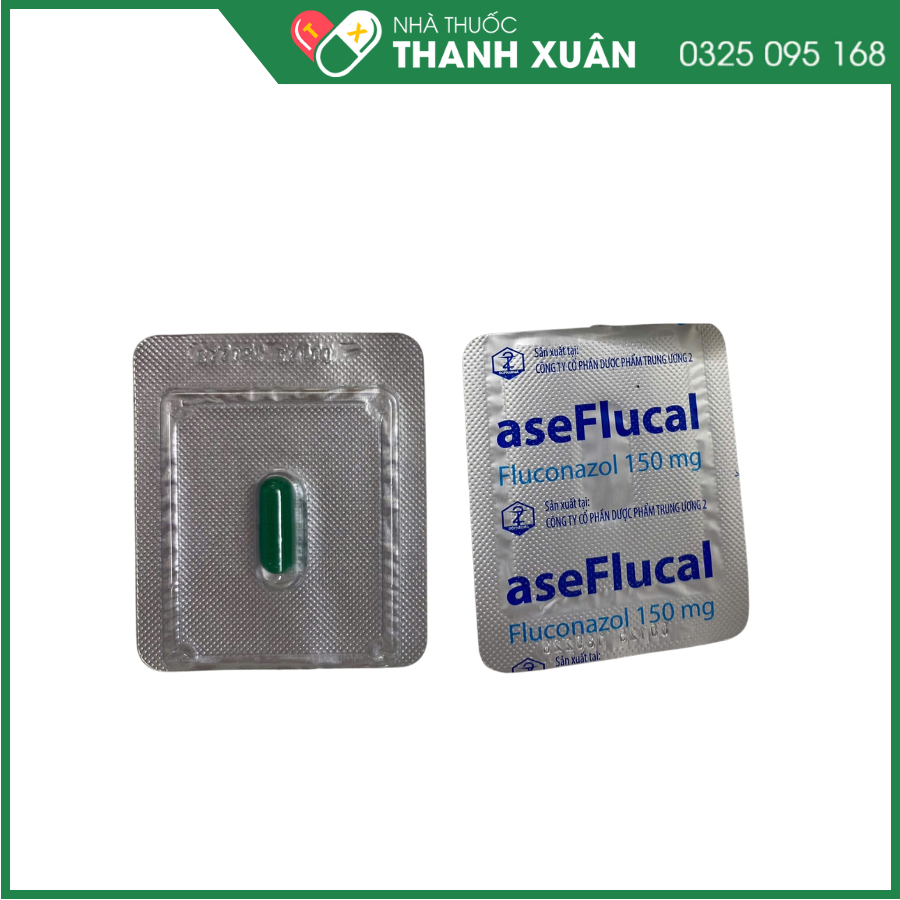 aseFlucal trị nấm Candida âm đạo