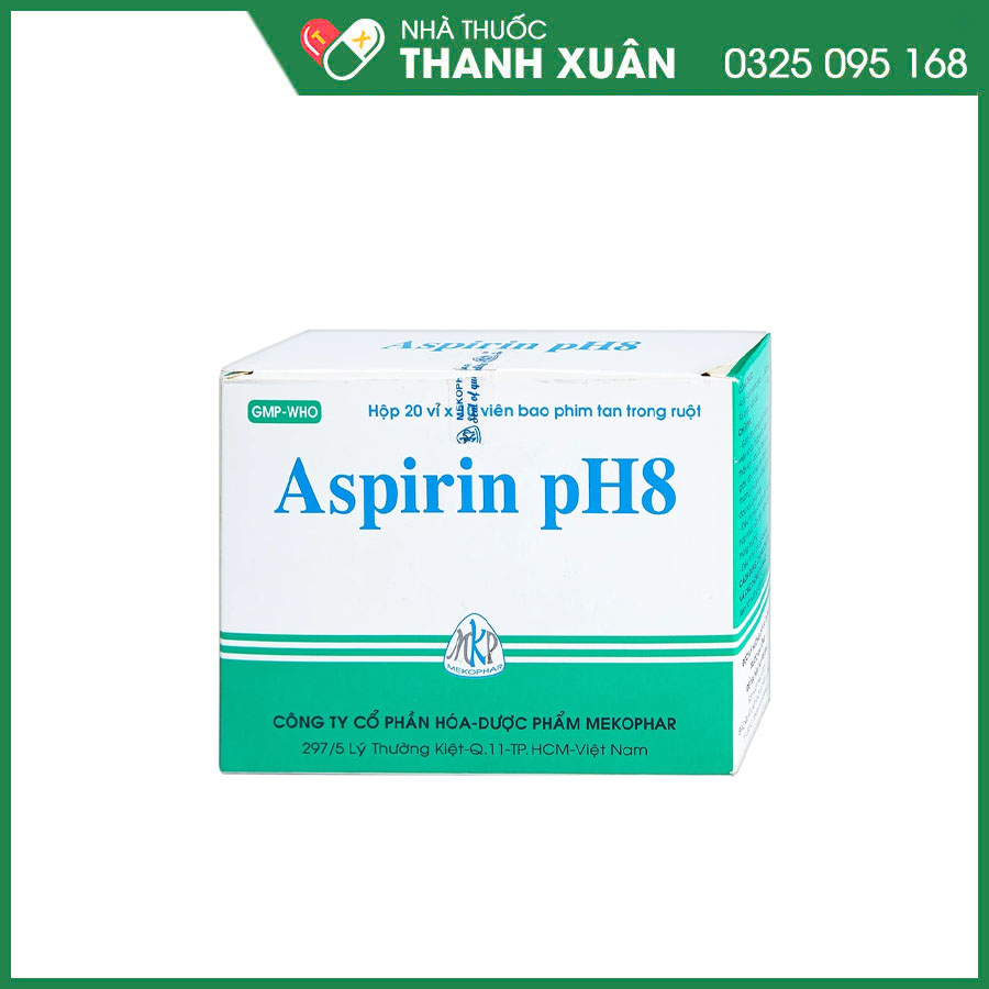 Aspirin pH8 giảm đau, kháng viêm, hạ sốt