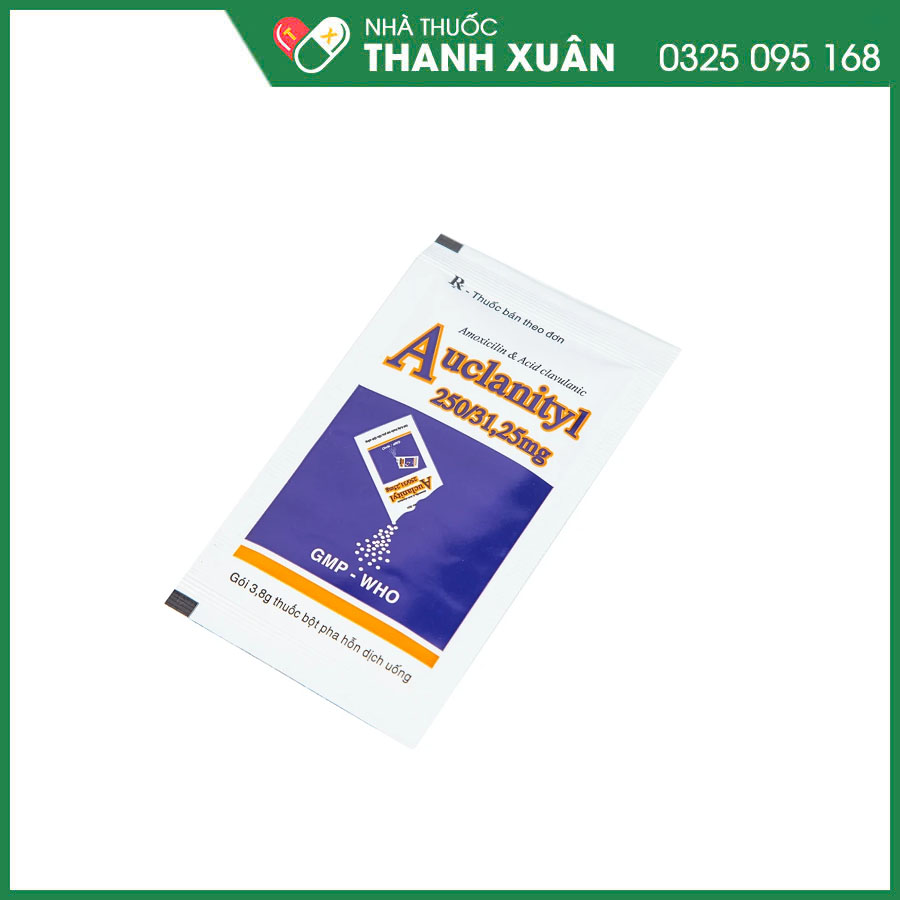 Auclanityl 281,25mg thuốc điều trị nhiễm khuẩn hô hấp, sinh dục, xương khớp, da&amp;mô, nha khoa, phụ khoa