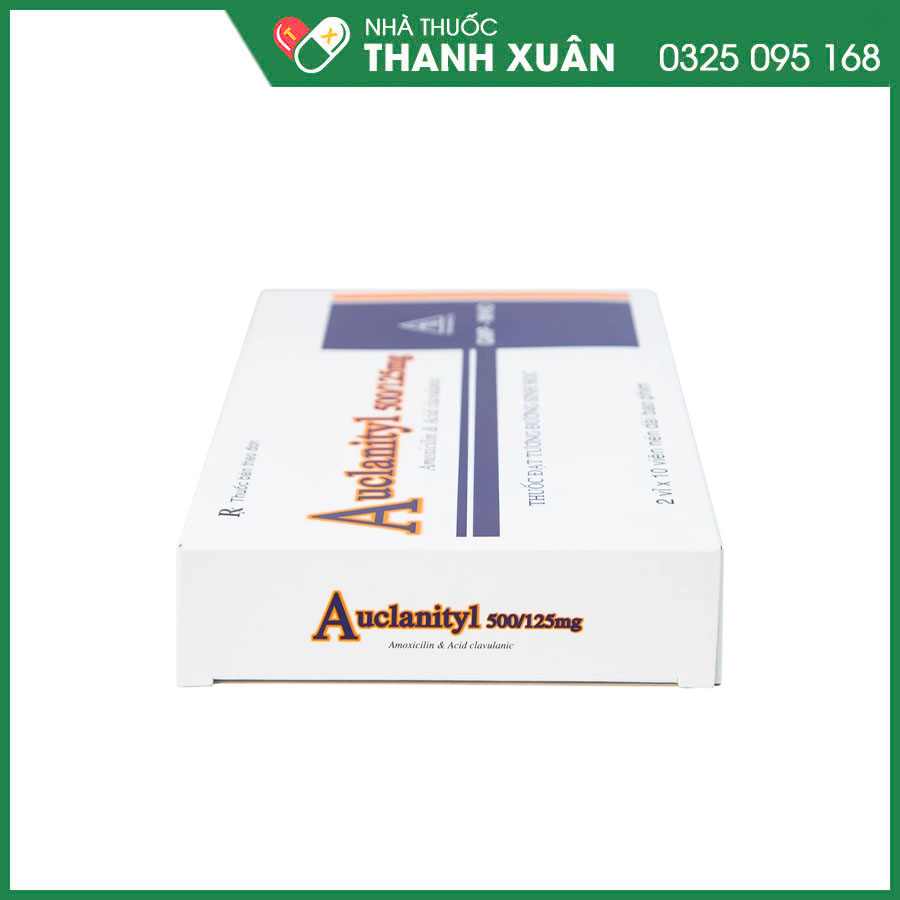 Auclanityl 625mg thuốc điều trị nhiễm khuẩn hô hấp, sinh dục, xương khớp, da&amp;mô, nha khoa, phụ khoa