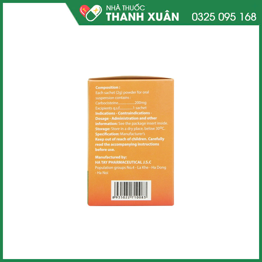 Ausmuco thuốc giúp loãng đờm, tiêu chất nhày trong các bệnh lý đường hô hấp