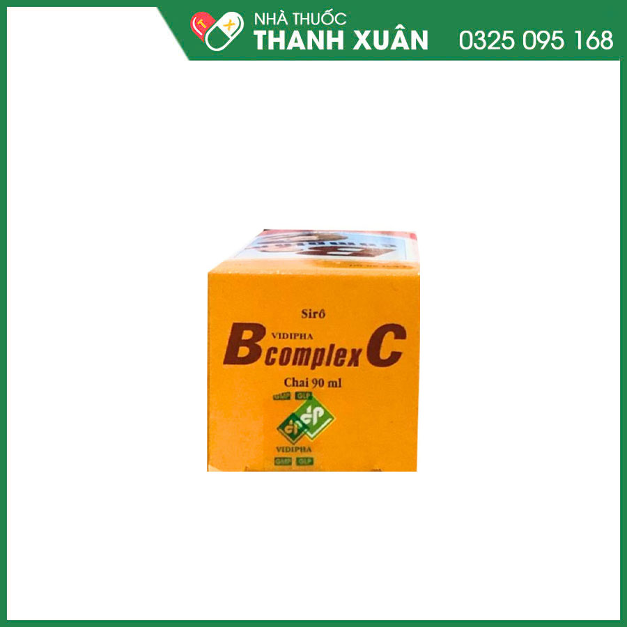 Siro B complex C Vidiphar giúp bổ sung vitamin cho người thiếu chất, kém hấp thu, mệt mỏi và trẻ còi xương