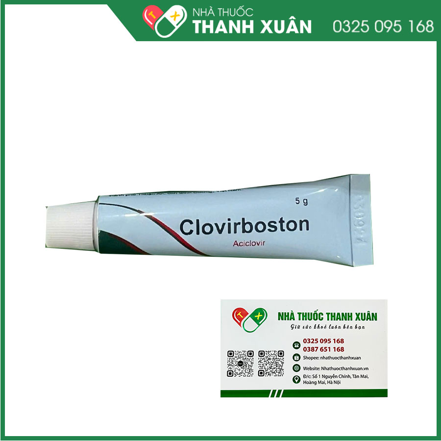 Clovirboston điều trị nhiễm Herpes Simplex