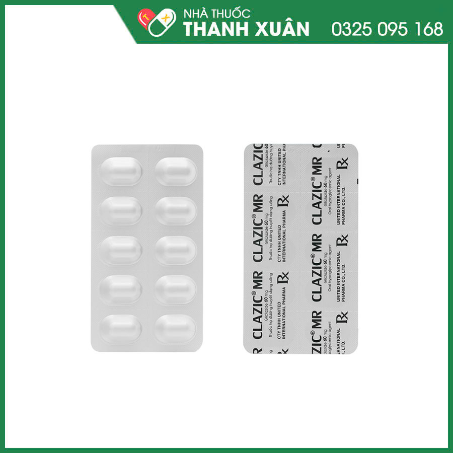 Clazic MR 60mg thuốc điều trị đái tháo đường