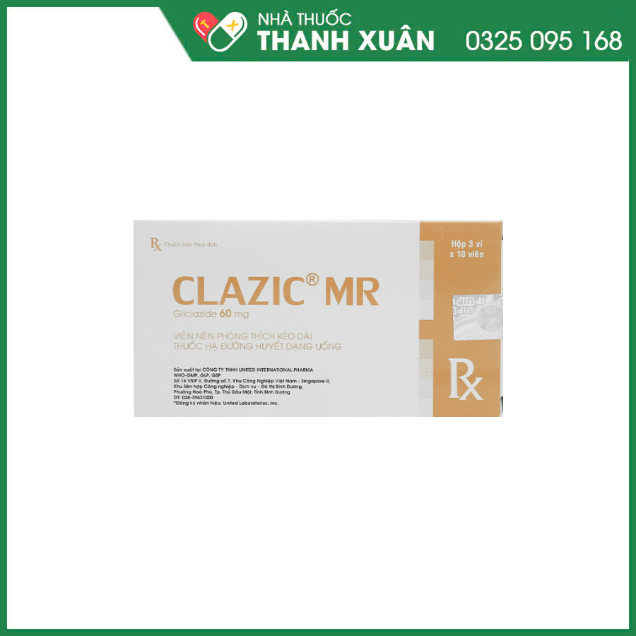 Clazic MR 60mg thuốc điều trị đái tháo đường