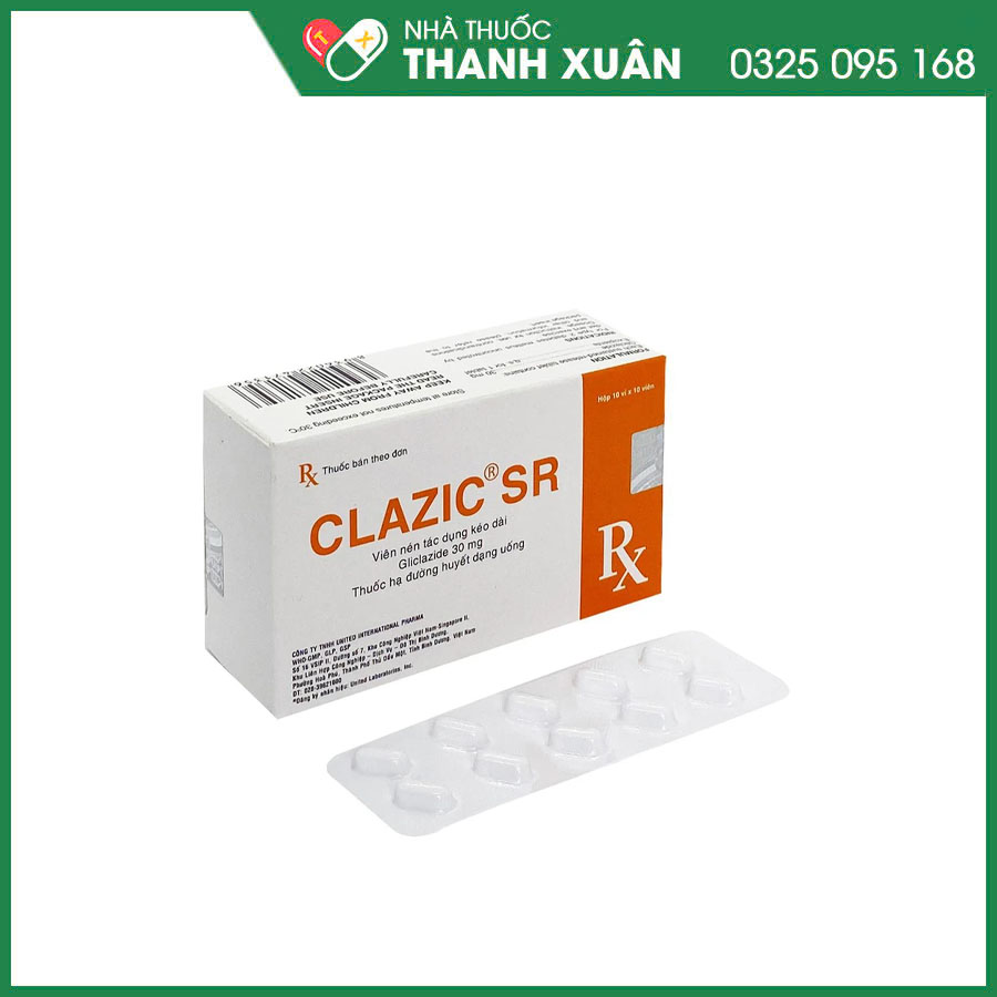 Clazic SR 30mg thuốc điều trị đái tháo đường