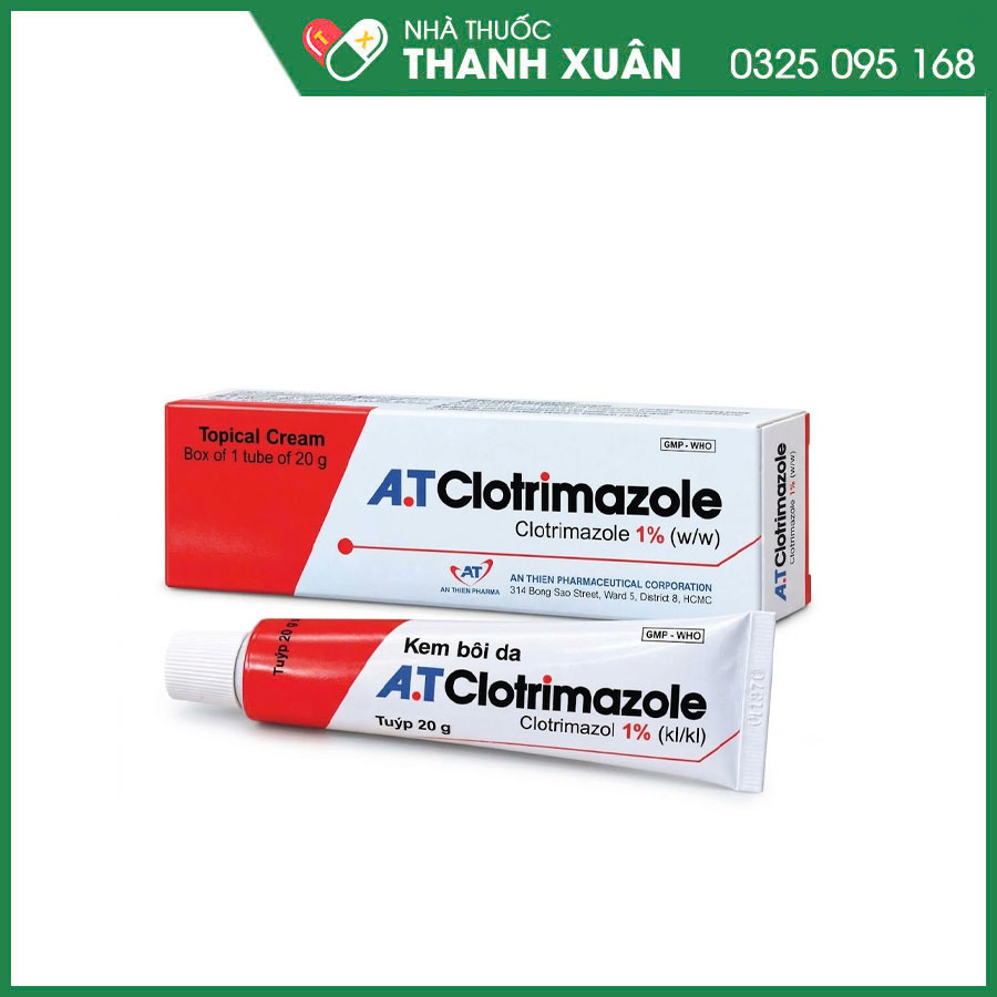 A.T Clotrimazole thuốc bôi ngoài da điều trị nấm