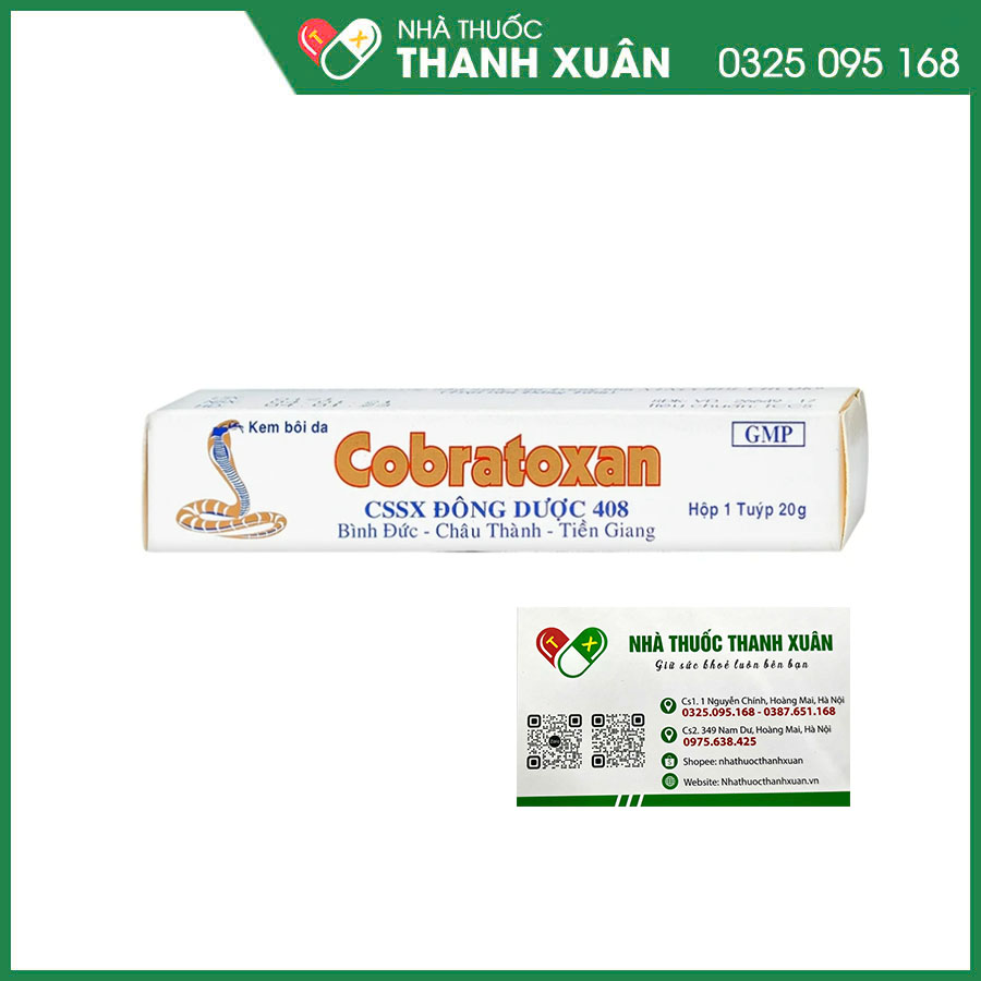 Cobratoxan kem bôi điều trị triệu chứng đau trong các bệnh khớp