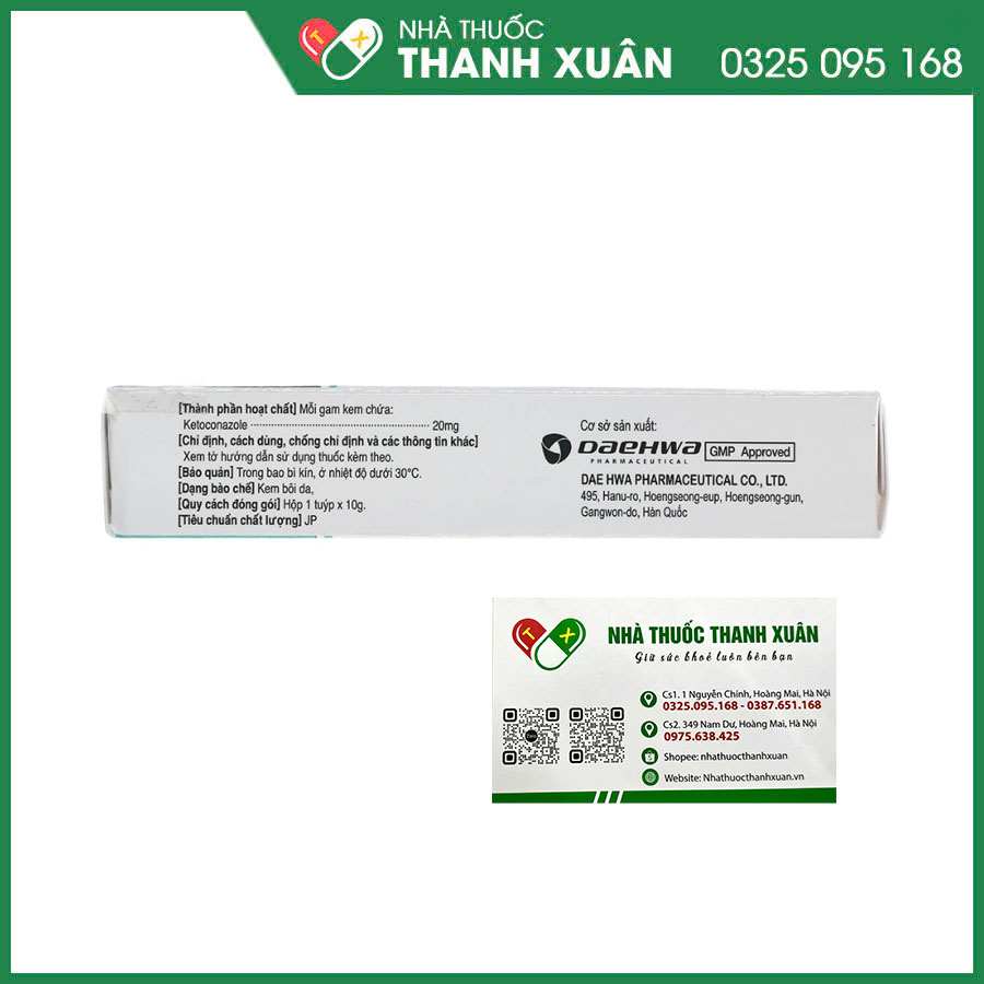 Comozol Cream kem bôi điều trị nấm da, viêm da tiết bã
