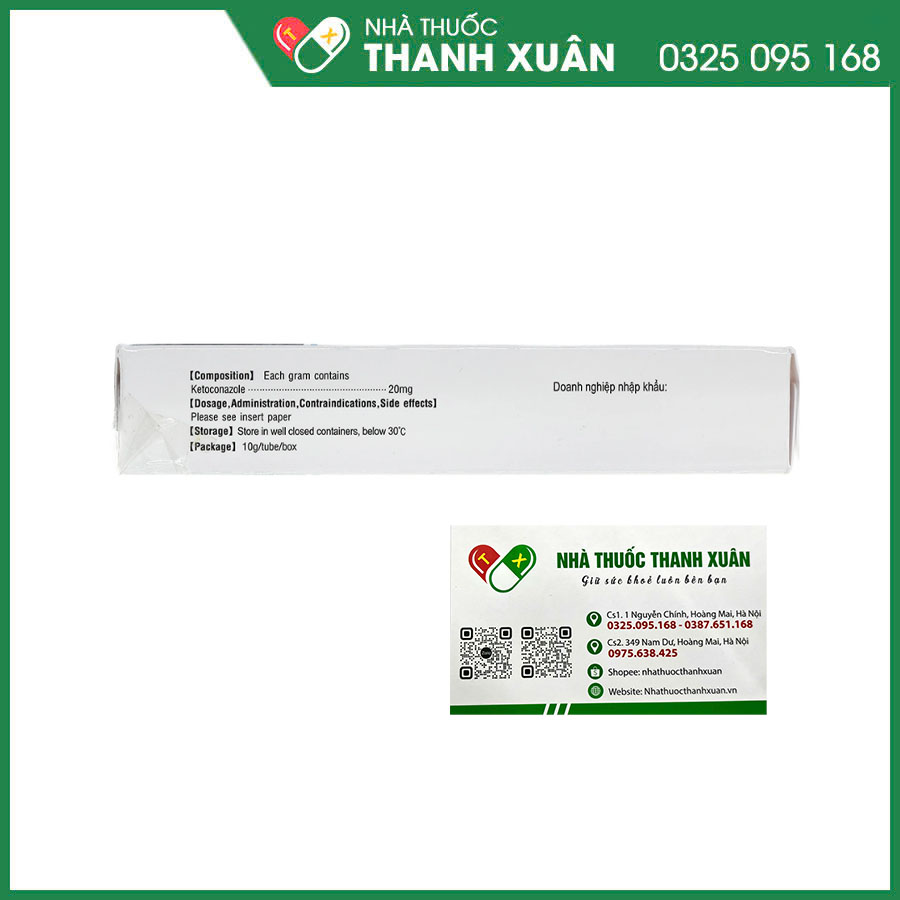 Comozol Cream kem bôi điều trị nấm da, viêm da tiết bã
