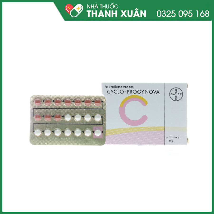 Cyclo progynova điều trị hội chứng thiếu estrogen